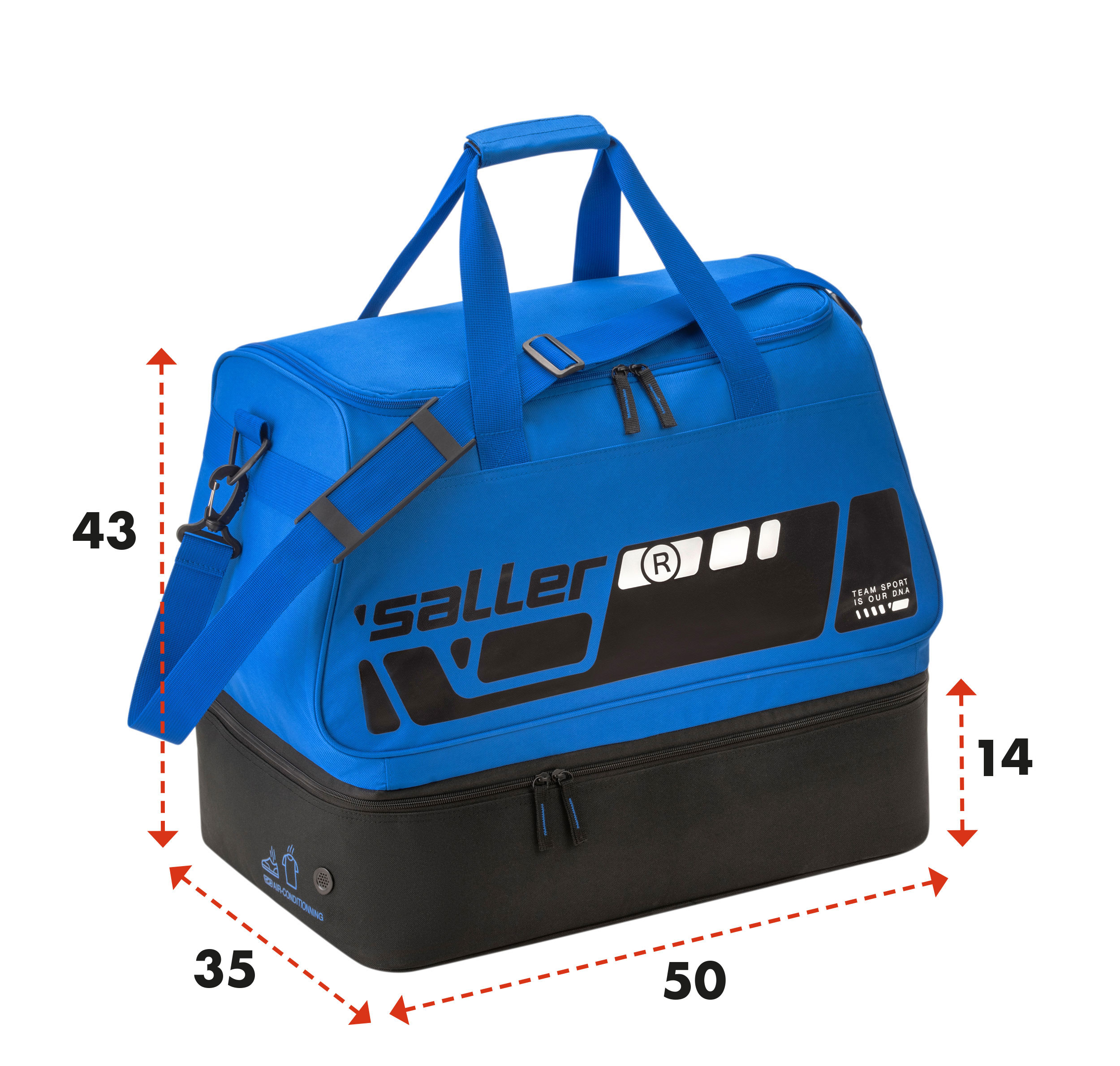 SALLER SQUAD50 taška se dnem na obuv (3188) - Obrázek 2